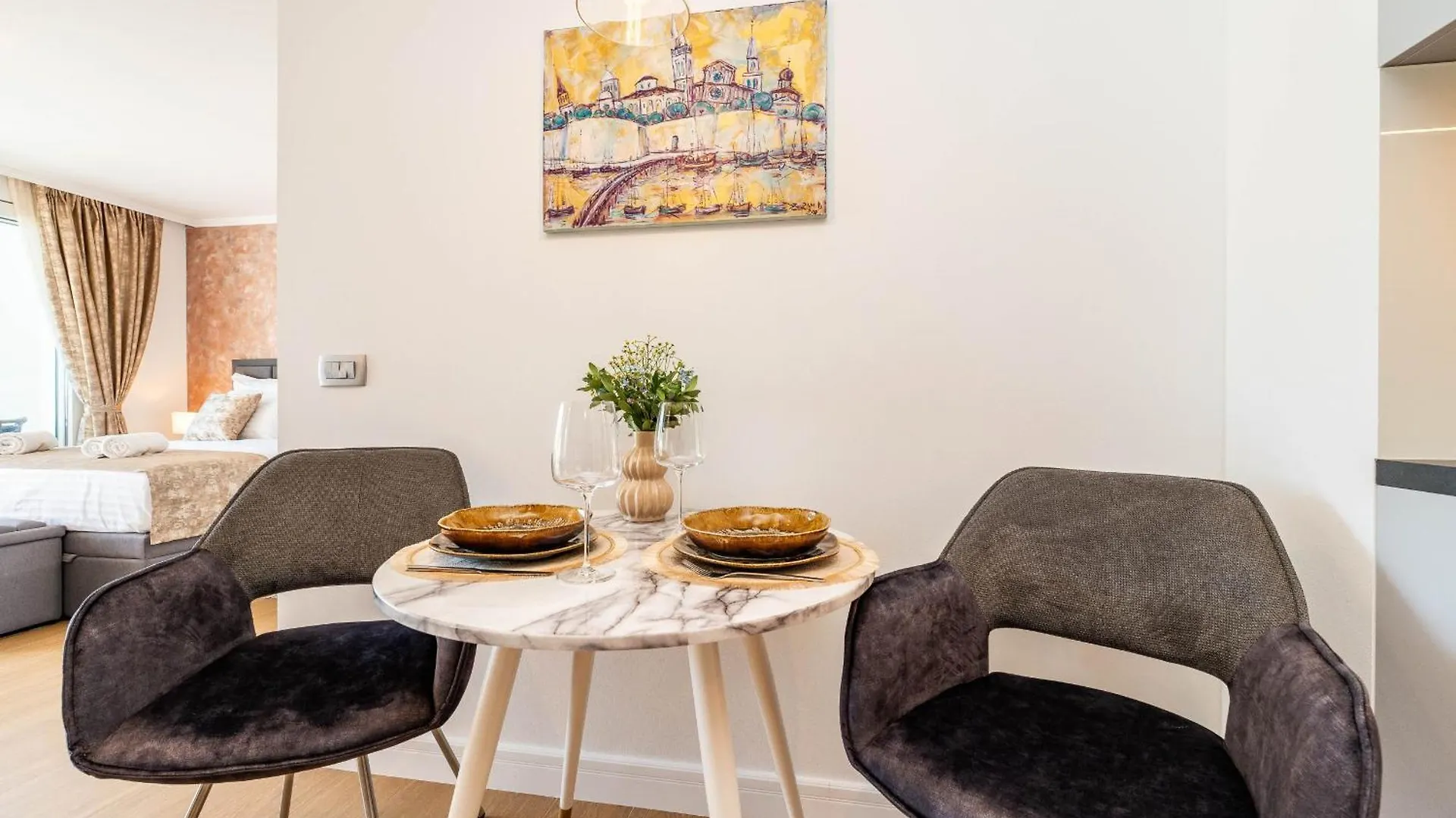 Deluxe Apartment Diadora With Sea View زادار كرواتيا
